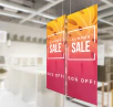 Schaufenster Banner (ECO-Line)