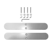 Metallfuß flach (2 Stk)