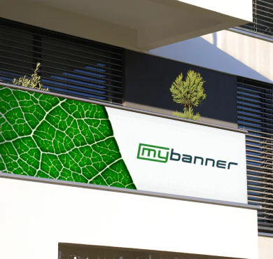 Balkonsichtschutzplane mit individuellem Druck – wetterfeste Werbefläche für Balkone