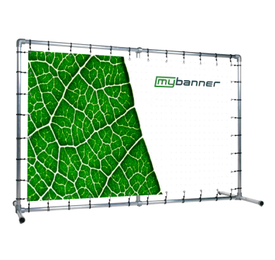 Bannerrahmen Stand und Wand